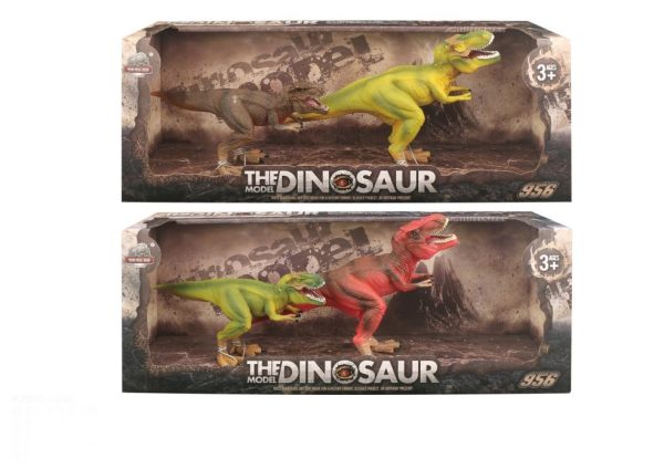 The Model Dinosaur - Groot 44x12x17cm - 2stuks (assorti) - 1  exemplaar