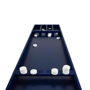 Sjoelbak “Boris” by Jan des Bouvrie 120cm – blauw