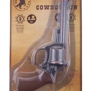 Pistool metaal 8 schot