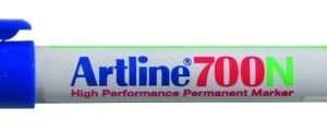 Artline Permanente Marker “700N” ronde punt, lijndikte 0.7mm – blauw