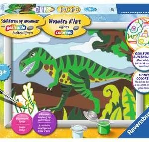 Schilderen op nummer – Dino