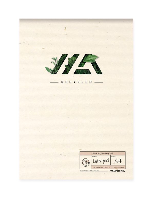 Briefblok A4 (210x297mm) gelijnd 90gr/50vel - wit