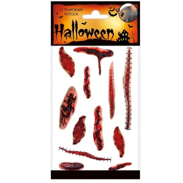 Halloween - Tattoos wonden