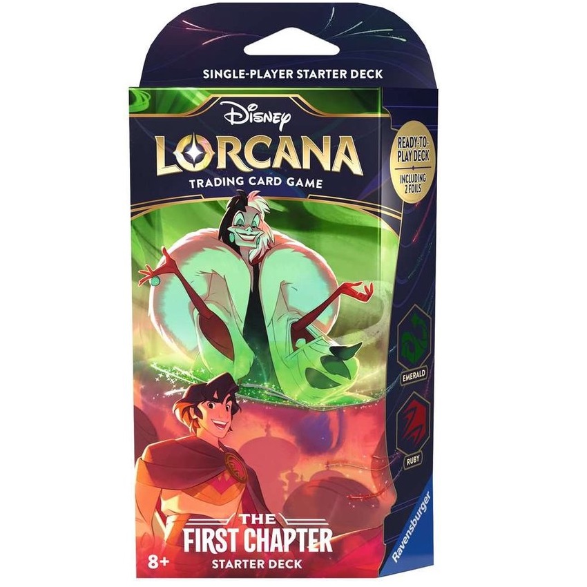 Disney Lorcana - The First Chapter Starter Deck Chapter Cruella & Aladdin