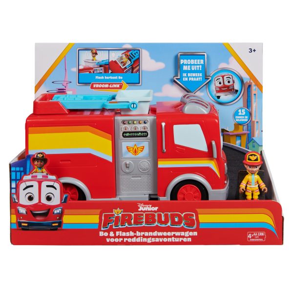 Disney Junior Firebuds - Bo & Flash Brandweerwagen - Afbeelding 5