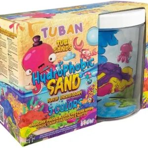 Tuban Hydrophobic Sand Set – 5 kleuren met aquarium
