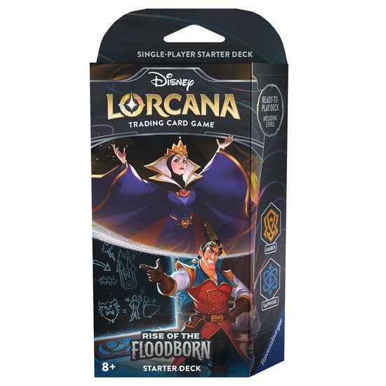 Disney Lorcana - Rise of the Floodborn Starter Deck: The Queen & Gaston