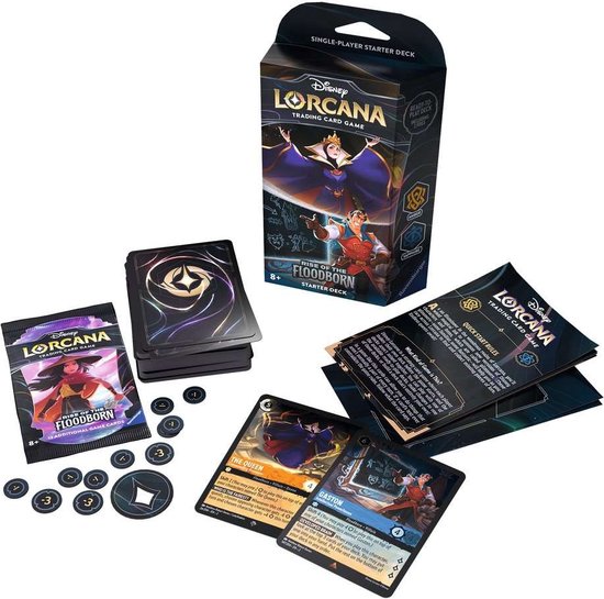Disney Lorcana - Rise of the Floodborn Starter Deck: The Queen & Gaston - Afbeelding 2