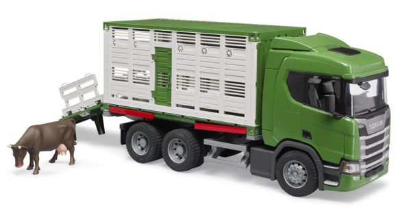 Scania Super 560R Veetransportwagen met koe - Afbeelding 3