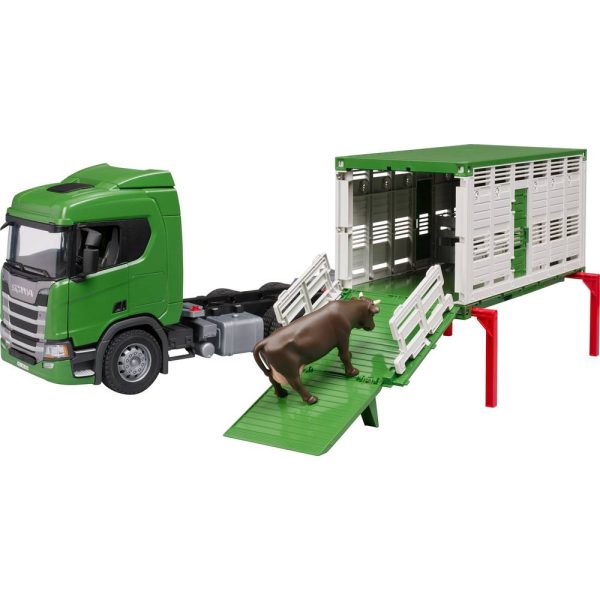 Scania Super 560R Veetransportwagen met koe - Afbeelding 4