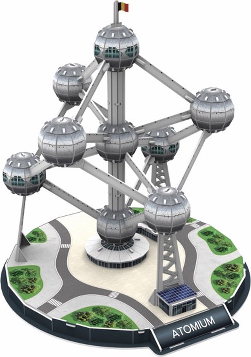 3D Puzzel (185stuks) - Atomium Brussel - Afbeelding 2