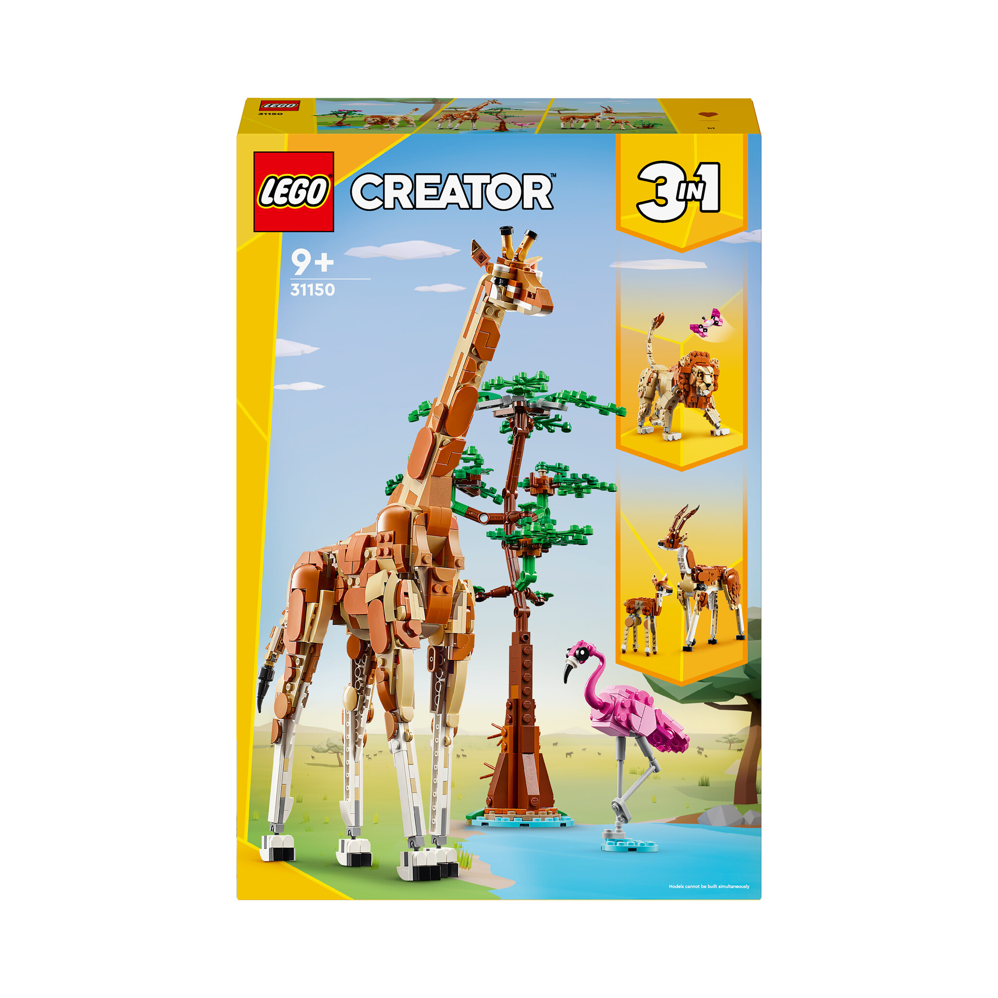 LEGO  Creator 3-in-1 Safaridieren - 31150