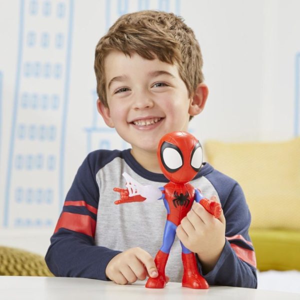 Marvel Spidey and his Amazing Friends - Supersized Spidey (22,5cm) - Afbeelding 4