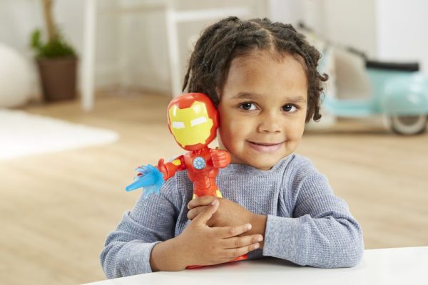 Marvel Spidey and his Amazing Friends - Supersized Iron Man (22,5cm) - Afbeelding 4