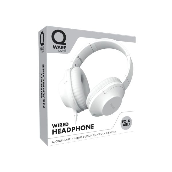 Qware wired foldable headphone-WH