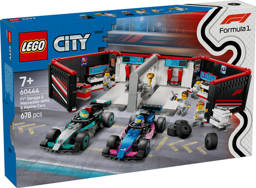 LEGO City Garage met Mercedes-AMG en Alpine auto's - Afbeelding 5