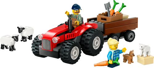 LEGO City - Rode tractor met aanhanger - Afbeelding 2