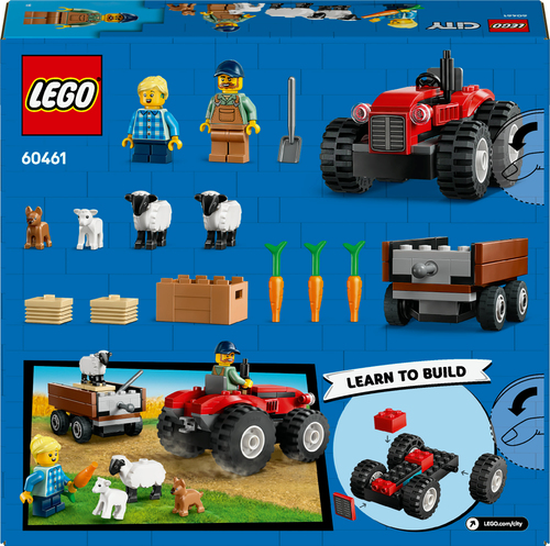 LEGO City - Rode tractor met aanhanger - Afbeelding 4