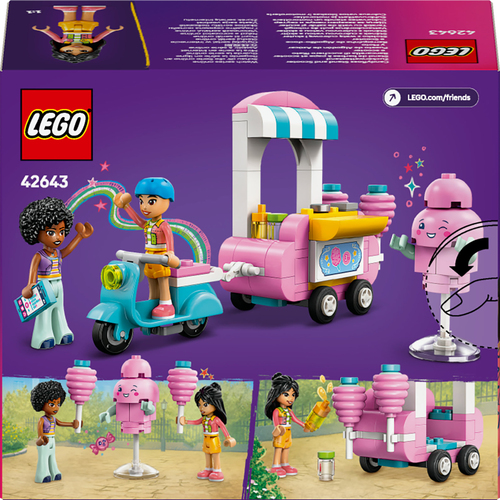 LEGO Friends - Suikerspinkraam en scooter - Afbeelding 4