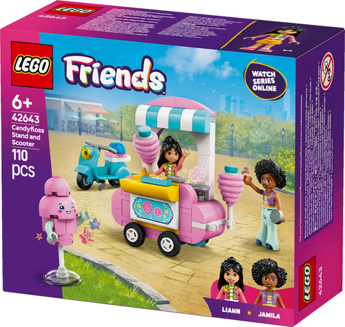 LEGO Friends - Suikerspinkraam en scooter - Afbeelding 6