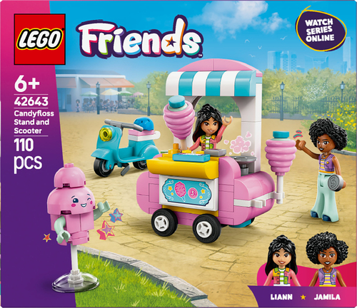 LEGO Friends - Suikerspinkraam en scooter - Afbeelding 7
