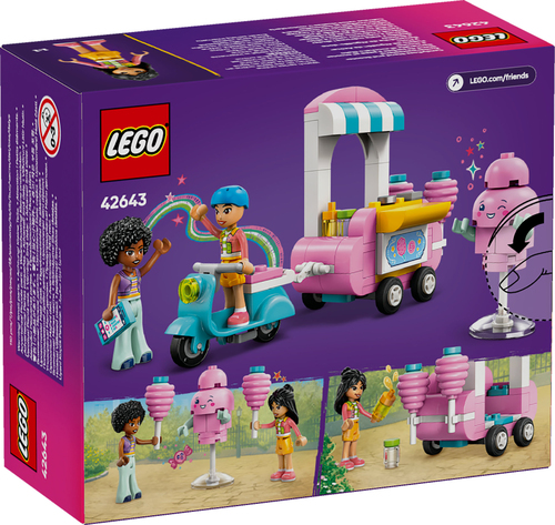 LEGO Friends - Suikerspinkraam en scooter - Afbeelding 8
