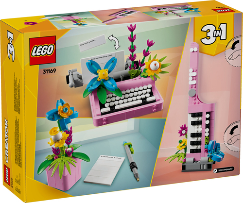 LEGO Creator - Typemachine met bloemen - Afbeelding 8