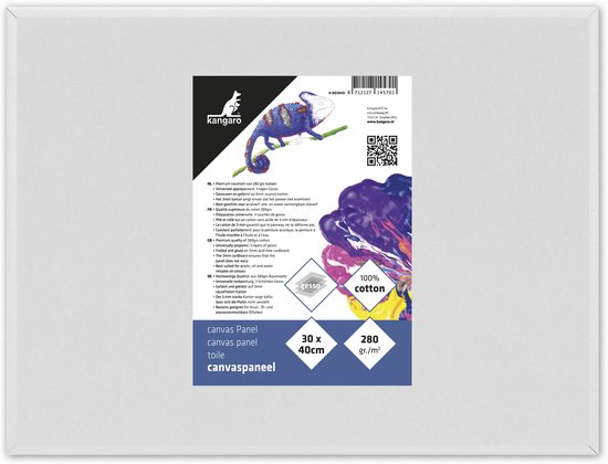 Kangaro Canvaspaneel 30x40cm 5 stuks - Afbeelding 2