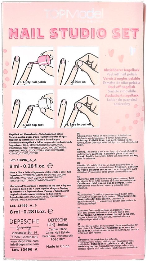 TOPModel nagelstudio set BEAUTY and ME - Afbeelding 2