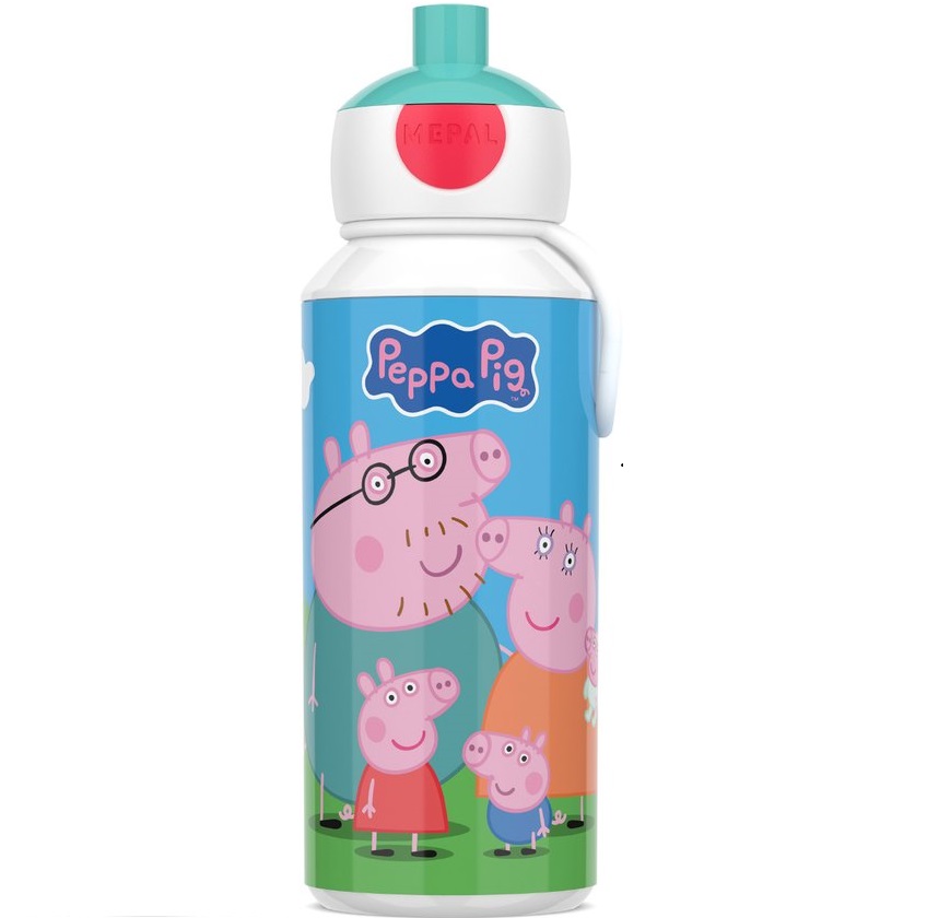 Drinkfles campus pop-up 400ml - Peppa Pig