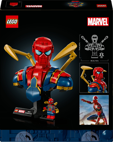 LEGO Marvel - Iron Spider-Man buste - Afbeelding 4