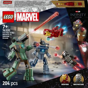 LEGO Marvel – Iron Man en War Machine vs Hammer Drones