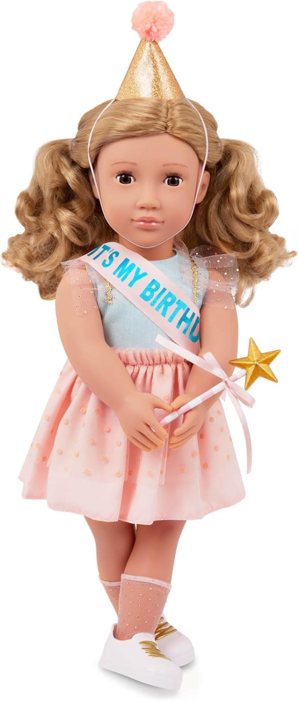 Verjaardagspop activiteiten Romy m/acc. 45cm