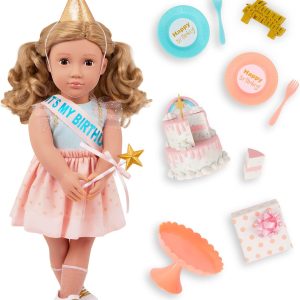 Verjaardagspop activiteiten Romy m/acc. 45cm