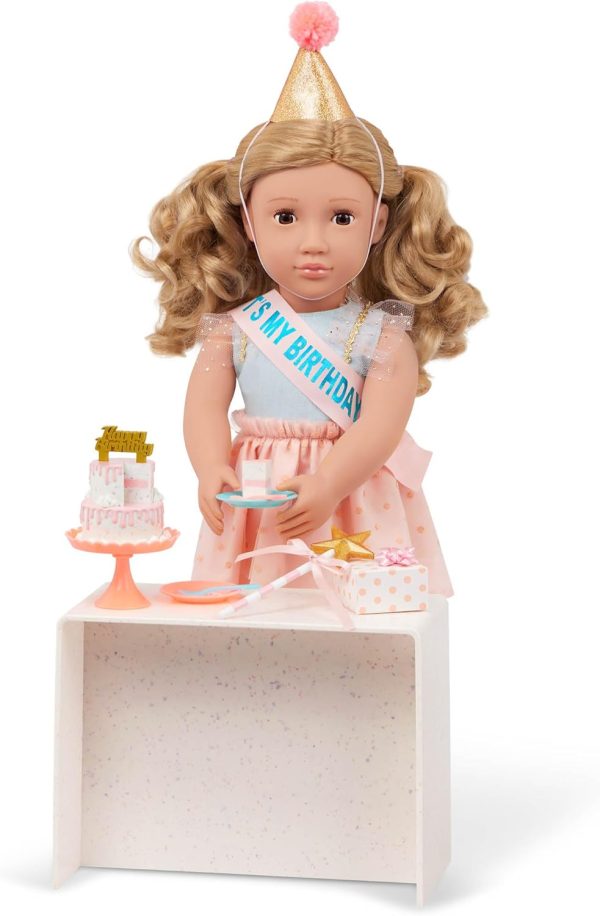 Verjaardagspop activiteiten Romy m/acc. 45cm - Afbeelding 3