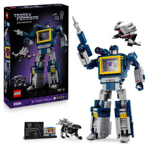 LEGO Icons - Transformers: Soundwave - Afbeelding 9