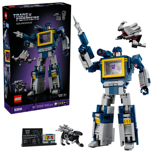 LEGO Icons - Transformers: Soundwave - Afbeelding 10