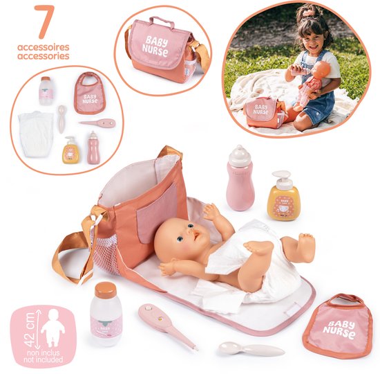 Baby Nurse Verzorgingstas Met 8 Accessoires - Afbeelding 4