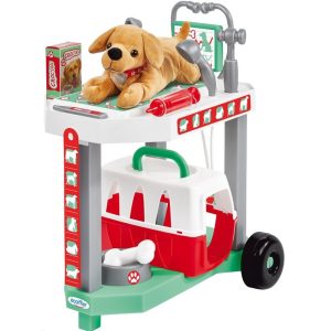 Ecoiffier Dierenkliniek trolley