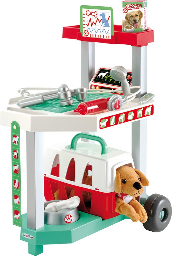 Ecoiffier Dierenkliniek trolley - Afbeelding 2