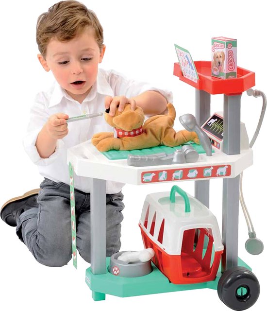 Ecoiffier Dierenkliniek trolley - Afbeelding 3