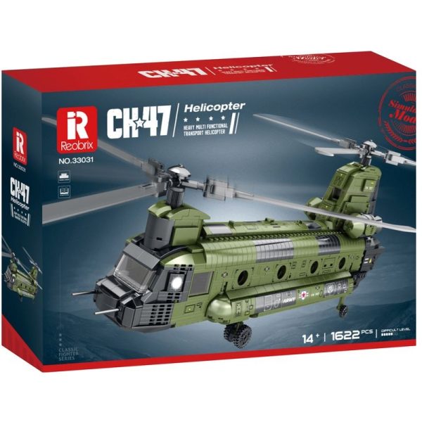 Reobrix Helicopter Chinook - 1622 Blocks