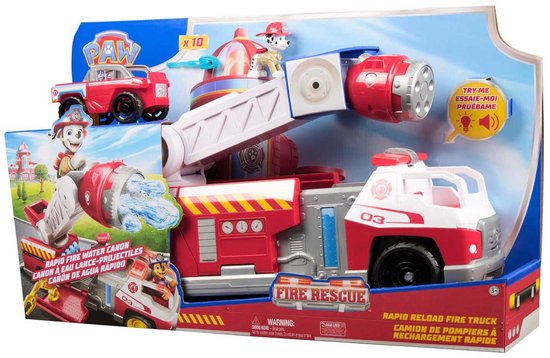 Paw Patrol - Fire Rescue Deluxe Brandweerwagen - Afbeelding 2
