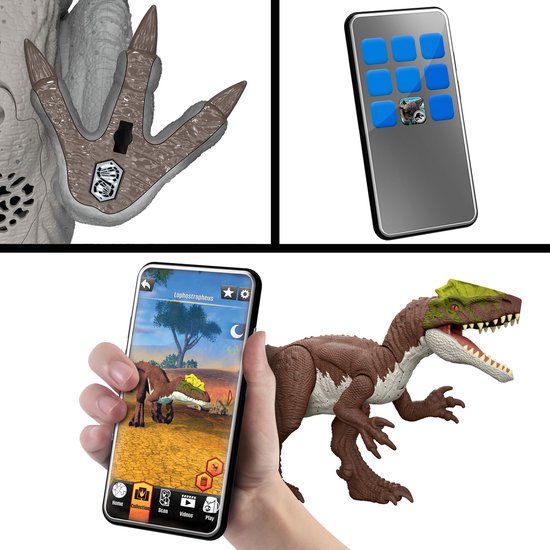 Jurassic World - Rumble N Rampage Distortus Rex Dinosaurusfiguur - Afbeelding 3
