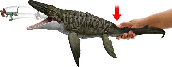 Jurassic World - Bite N Blast Mosasaurus Dinosaurusfiguur - Afbeelding 2