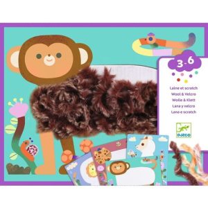 Djeco – Wool & Velcro – Fluffy Friends!