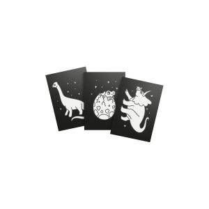 Kidywolf – Kidyneon Light-up Wall Art Craft Kit – Dino