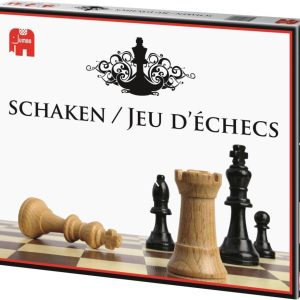 Jumbo Schaakspel met Houten Figuren