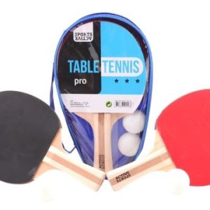 Sport Active Tafeltennisset met 2 ballen in draagtas