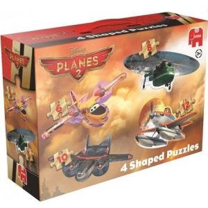 Planes 2 4in1 – gevormde Puzzel – 6,8,10 en 12 stukjes